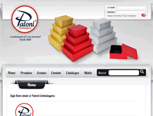 Tablet Screenshot of paloniembalagens.com.br